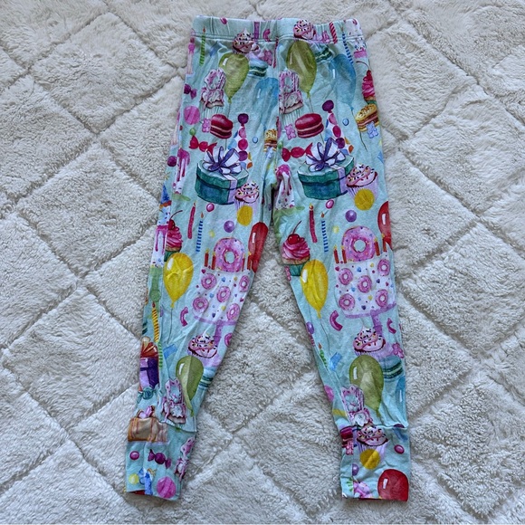 Posh Peanut | "Happy Birthday" Party Balloons Bamboo Pajama Pants | Size 2T - Picture 4 of 9